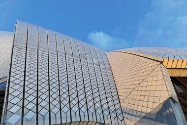 Sydney, Australia-October 15, 2018: The Opera House is a multi-venue performing arts centre on the harbor foreshore, one of the world's most iconic buildings, masterpiece of 20th-century architecture.
