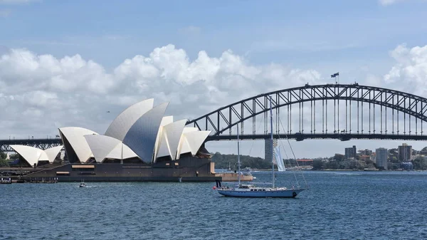 Sydney Austrálie Října 2018 Opera House Multifunkční Umělecké Centrum Mořském — Stock fotografie