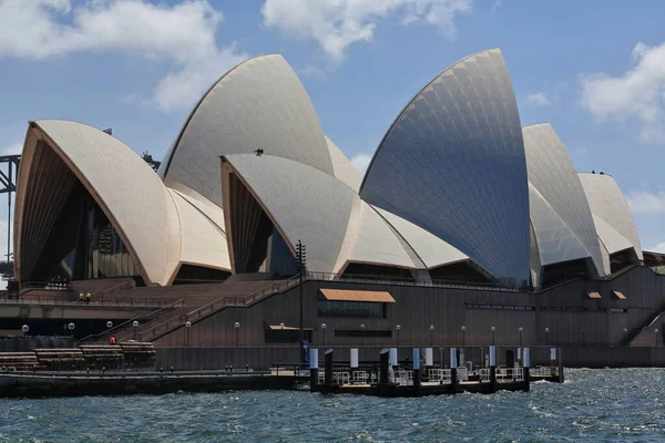 Sydney Australien Oktober 2018 Operahuset Multiarena Scenkonstcenter Hamnen Stranden Här — Stockfoto