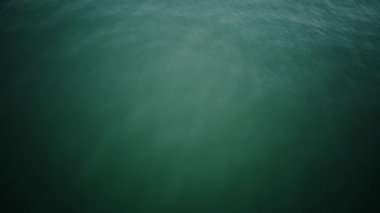 Güneş ufukta batarken okyanus, deniz ya da su üzerinde alçaktan uçuyor. .