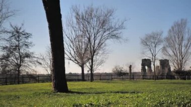 Panorama, Roma 'daki bahar parkı.
