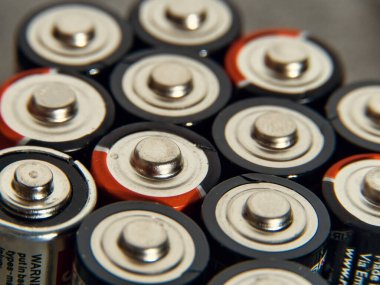 Tüm pilleri farklı tip yüksek açılı görünüş