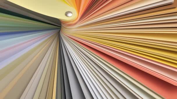 Diseñador Gráfico Elige Los Colores Guía Paleta Colores Descubre Los — Vídeo de stock