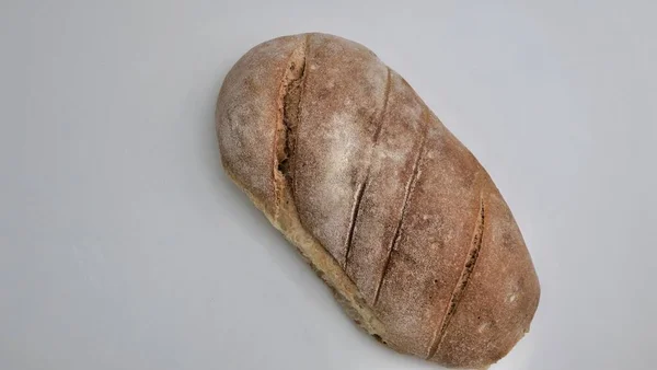 Асортимент Запеченого Хліба Білому Тлі Свіжий Ароматний Хліб Концепція Харчування — стокове фото