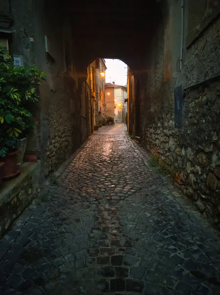 Anciennes Rues Étroites Italie — Photo