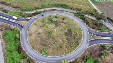 İnsansız hava aracının dairesel hareketi.