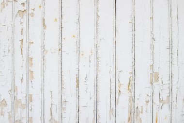 Eski beyaz ahşap doku aşınmış çiftlik evi ahşap arka plan