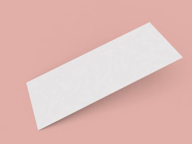 Boş bir beyaz kart pastel pembe bir yüzeye dayanır, davetiye, duyuru ya da yaratıcı sanat eserleri tasarlamak için mükemmel bir tuval sağlar. Yumuşak renkler yaratıcılığı arttırır.