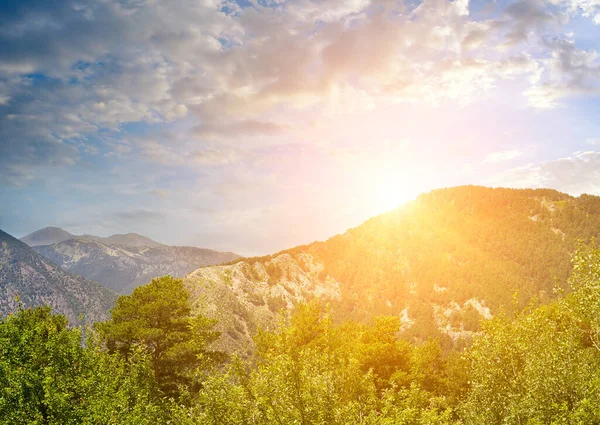 Les Montagnes Pittoresques Sud Turquie Taureau Soleil — Photo