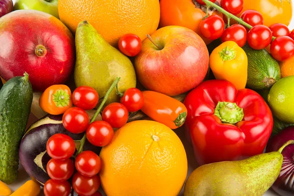 Beautiful Background Vegetables Fruits — Stock Photo, Image