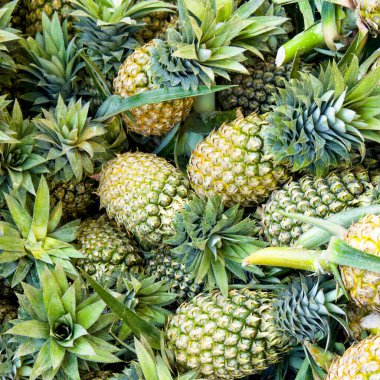 Ananas meyvesi arkaplanı ve dokusu