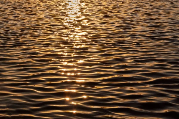 Vackra Vågor Stranden Vid Solnedgången Färger Närbild Makrofotografier — Stockfoto