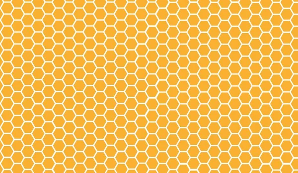 Gul Honeycomb Sekskant Tekstur – Stock-vektor