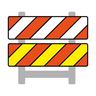 İnşaat Sanayi İşareti Altında, Vektör İllüstrasyonu.