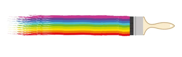 Χρωματισμός Πινέλου Σετ Πινέλου Διάνυσμα Εικονογράφηση Διανύσματος — Διανυσματικό Αρχείο