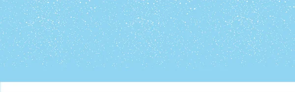 Природный Снег Падающий Неба Голубое Небо — стоковый вектор