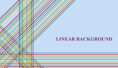 Renkli eğimli çizgili açık mavi arkaplan. 