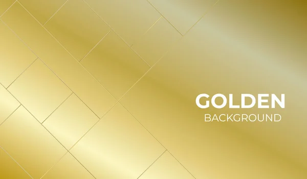 Modern Abstract Golden Background Vector Elegant Concept Design Golden Line — Stock Vector