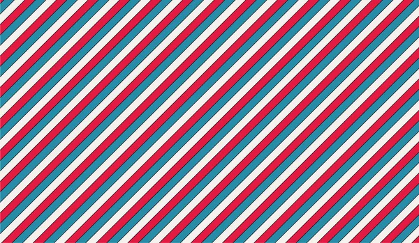 빨간색과 파란색 대각선 원활한 추상적 이발소 빈티지 텍스처 Eps — 스톡 벡터