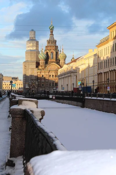 Kilise Petersburg Dökülmüş Kan Üzerinde Savior — Stok fotoğraf