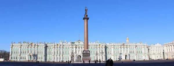 Vista Palácio Inverno São Petersburgo Rússia — Fotografia de Stock