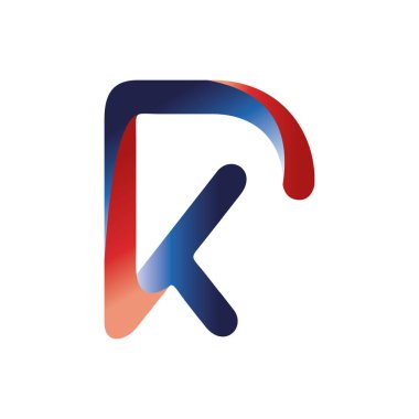 yaratıcı güçlü ilk harfi kp, pk logo vektör kavramı