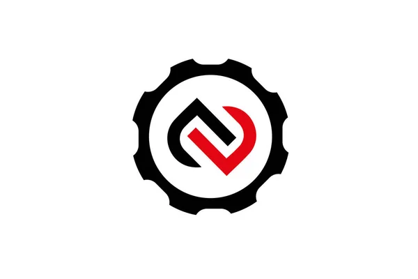 Ace Logo Wektor Graficzny Zarys Minimalistyczny — Wektor stockowy