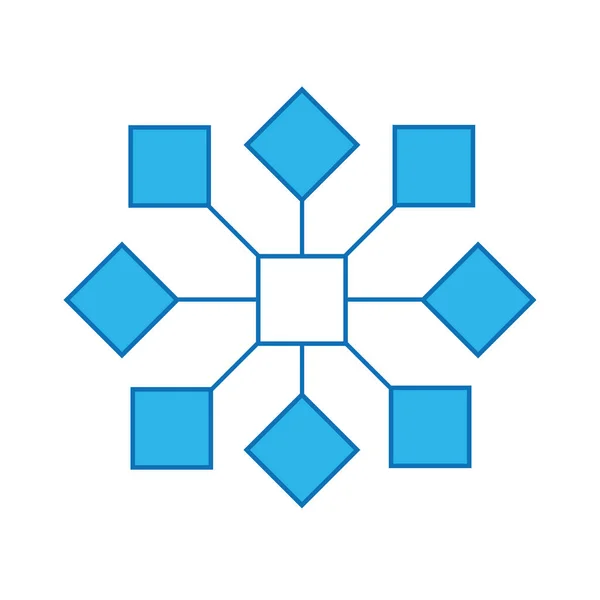 Блокчейн Цифровий Журнал Мережі Ізольовані Ікони — стоковий вектор