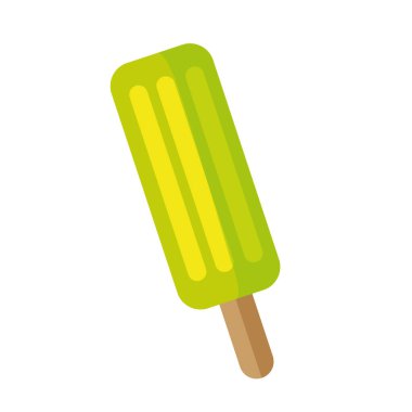 İzole edilmiş taze buzlu şeker, ferahlatıcı atıştırmalık.