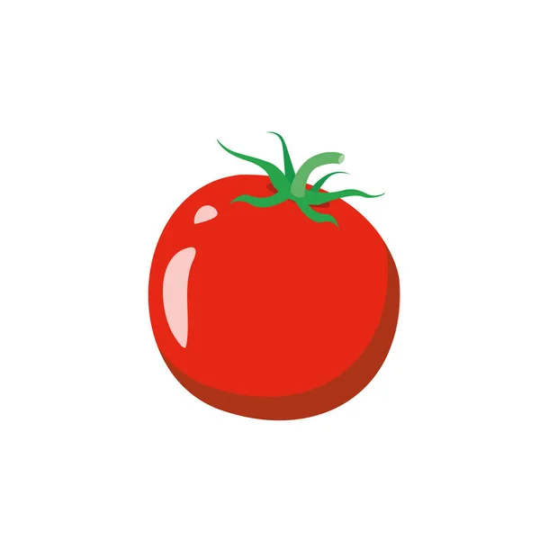 Köstliche Reife Saftige Tomaten Isoliert Gesunde Ernährung Und Ernährungskonzept — Stockvektor