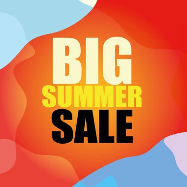 yaz indirimi pankartları, vektör 