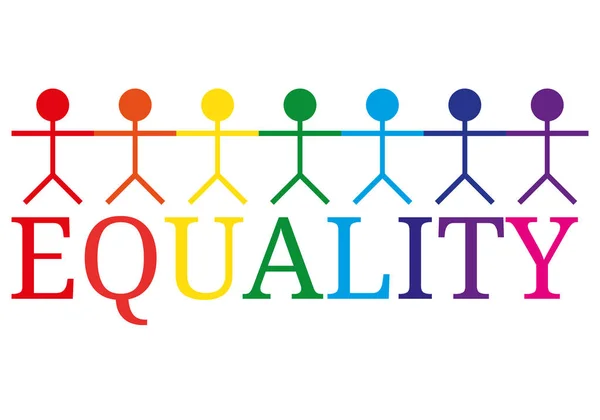 Lgbtのインクルージョンと多様性インフォグラフィックベクトルセット ウェブサイトのための人々のベクトルのロゴ バナーゲイの誇りの月のコンセプト カラフルな虹のラインアート — ストックベクタ