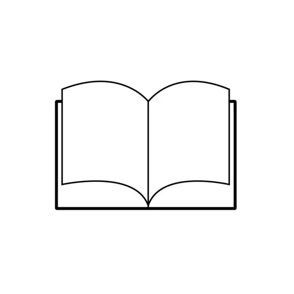Icono Del Libro Diseño Signos Ilustración — Vector de stock