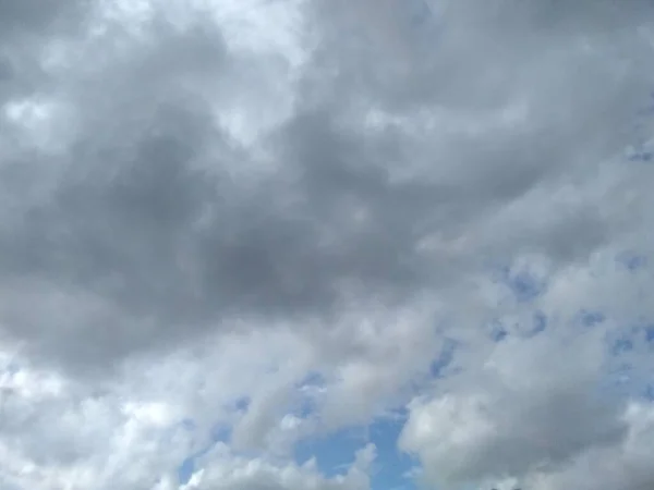 Blauer Hintergrund Mit Wolken Sehr Hell Schön Ist Der Schönste — Stockfoto