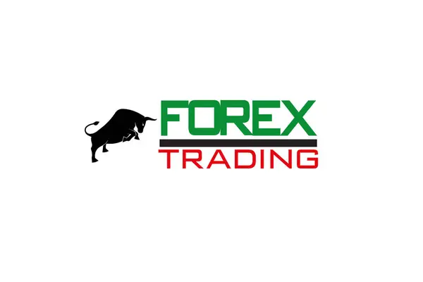 Trade Bull Logo Symbol Vektor — Stockvektor