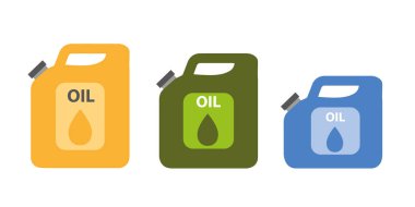 Benzin ikonu yönlendirebilir. Benzin bidonu yakıt bidonu
