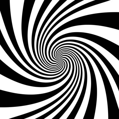 Ray ışığı döndür. Beyaz arka planda siyah şeritler izole edilmiş. Radyal dalga hattı. Kalıp eğrilmiş. Çizgi roman dönüyor. Kıvrımlı ışınlar. Soyut konsantrasyon şeridi. Çizgi film tarzı. Vektör illüstrasyonu