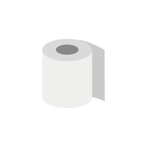 ベクトルトイレットペーパーロール 浴室のための柔らかい接触トイレのペーパー — ストックベクタ