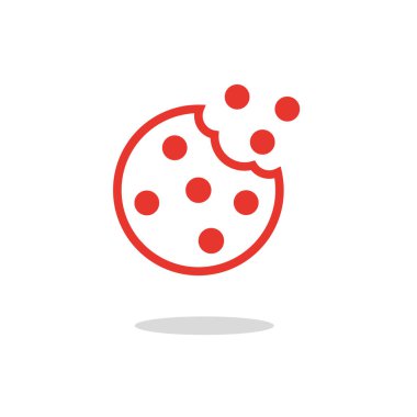 Tarayıcı Kurabiye Simgesi. Taslak Biçim Kurabiyesi simgesi vektörü beyaz arkaplanda izole, şeffaf arkaplanda logo kavramı işareti, doldurulmuş siyah sembol.
