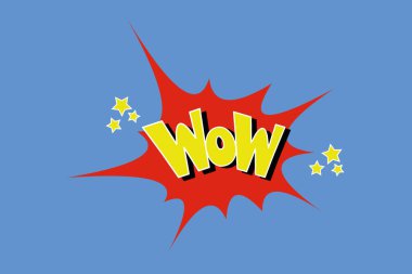 Vay canına, pop sanat tarzı vektör çizimi.