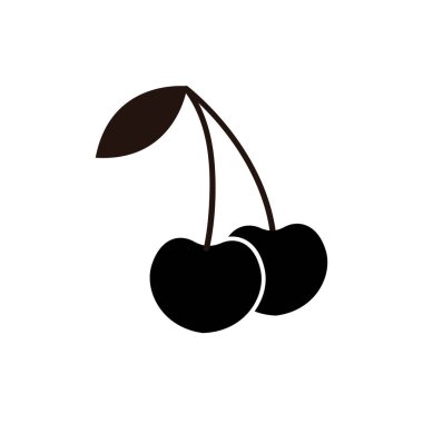 Kiraz meyvesi vektör tasarımı