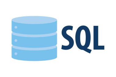SQL veritabanı simgesini Logo Tasarım UI veya Ux App