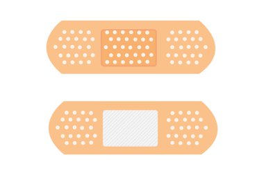 Yapışkan tıbbi bandaj bandı. Tıbbi yama bandı.