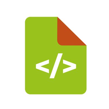 Modern programlama kod dosyası. Vektör.