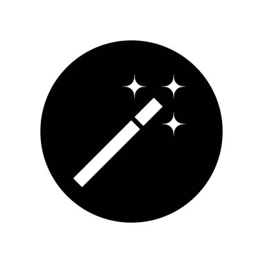 AI yıldız simgesi. Yapay zeka markası. Makine öğrenimi. Resimler ve metin işaretleri oluştur. Bilgi işlem asistanı. Veri bilimi. Vektör illüstrasyonu.