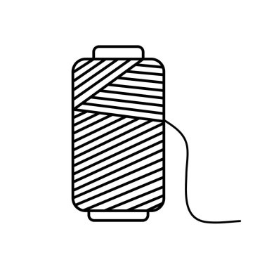 Kablo Yuvarlama ikonu vektör simgesi. Basit element çizimi. Kablo Yuvarlama sembolü tasarımı. Web ve mobil için kullanılabilir.