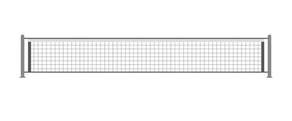 Tenis net voleybol vektör plaj sahası. Tenis kortunun net tasarım örnekleme spor ekipmanları