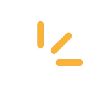 Sarı vurgu simgesi. sürpriz ve şaşkınlık. vektörler.