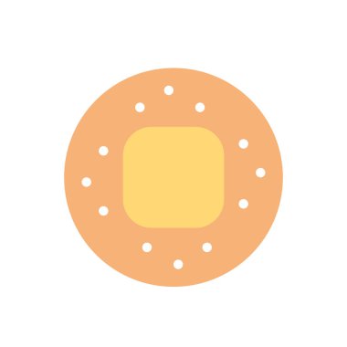 Bandaj düz simgesi. Çeşitli amaçlar için bandaj simgesi kullanılabilir: Web siteleri, UI, UX, baskı şablonları, tanıtım materyalleri, bilgi grafikleri, web ve cep telefonu uygulamaları.