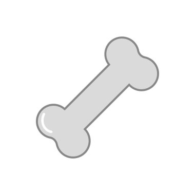 Köpek kemiği çizgisi simgesi